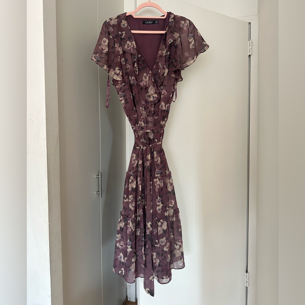 Ralph Lauren Purple Floral Dress
